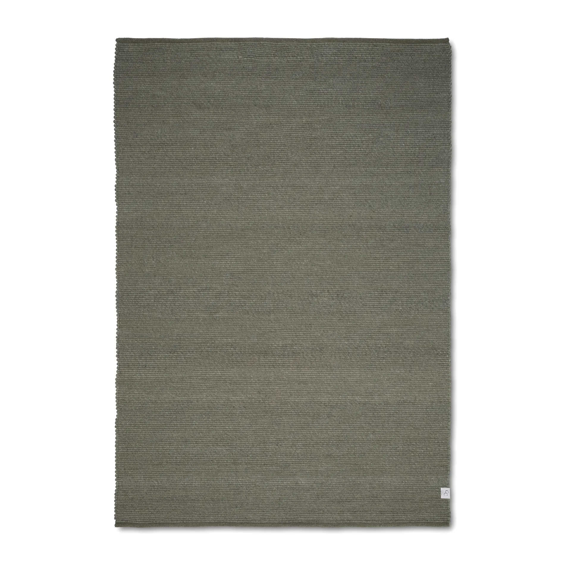 Tapis en laine Merino 250 x 350cm, Vert foncé Classic Collection