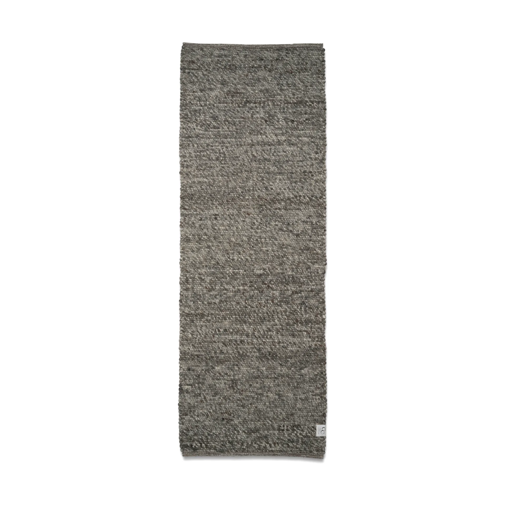 Tapis en laine Merino 80 x 250cm, Gris Classic Collection