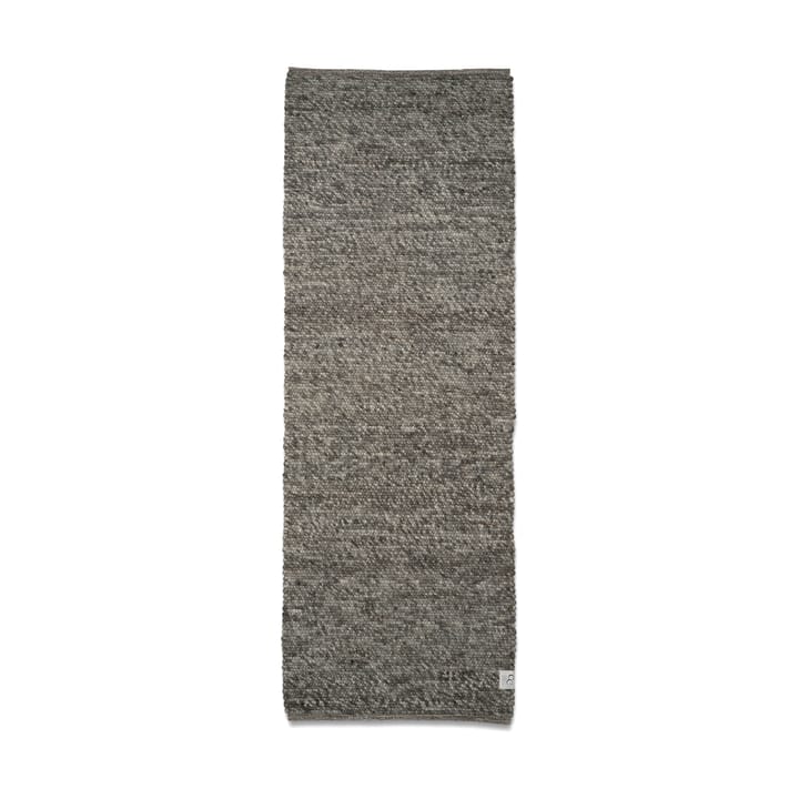 Tapis en laine Merino 80 x 250cm - Gris - Classic Collection