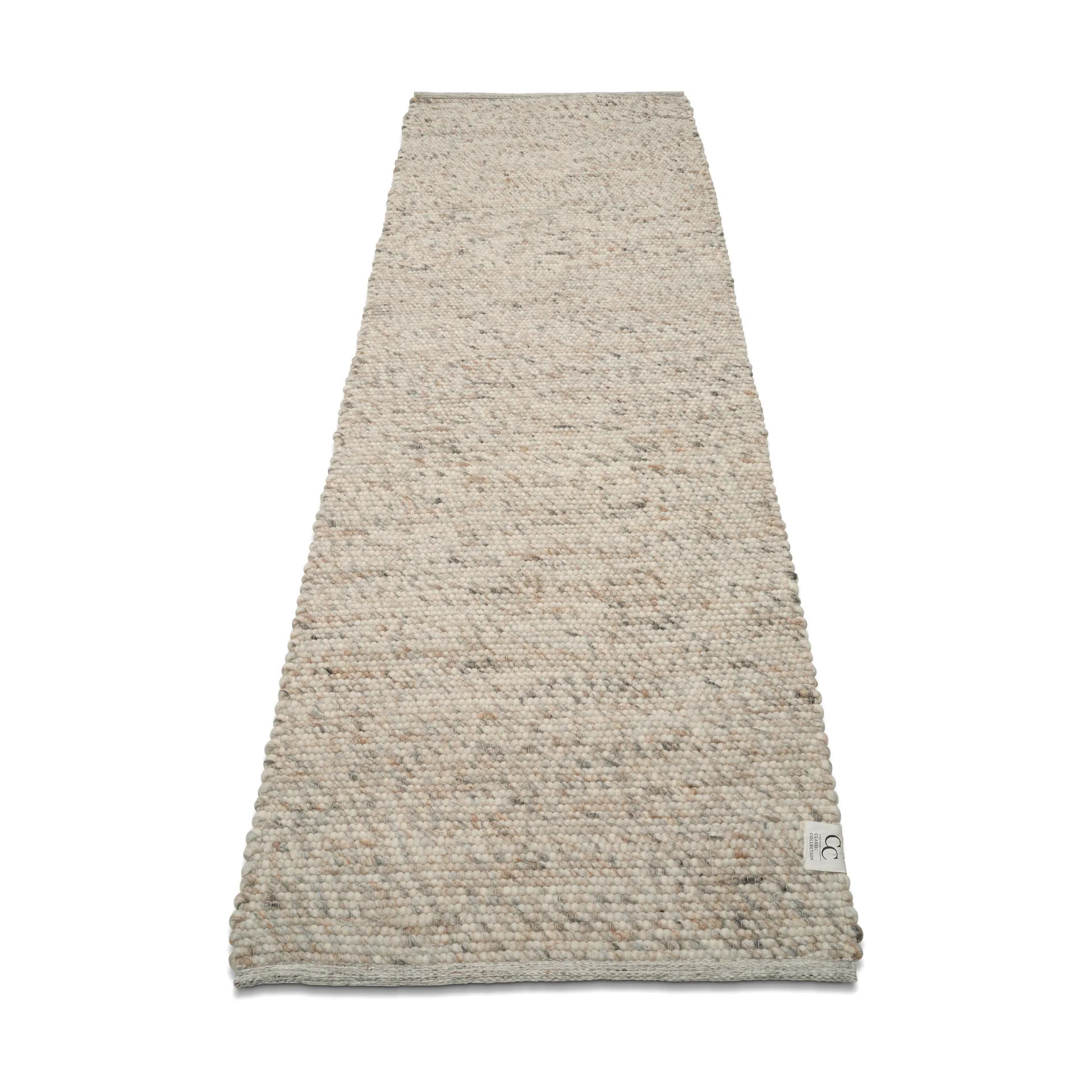 Tapis en laine Merino 80 x 250cm, Naturebeige Classic Collection