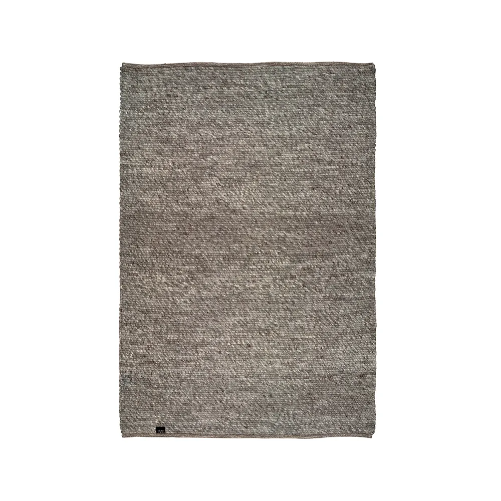 Tapis en laine Merino, gris, 140x200 cm Classic Collection