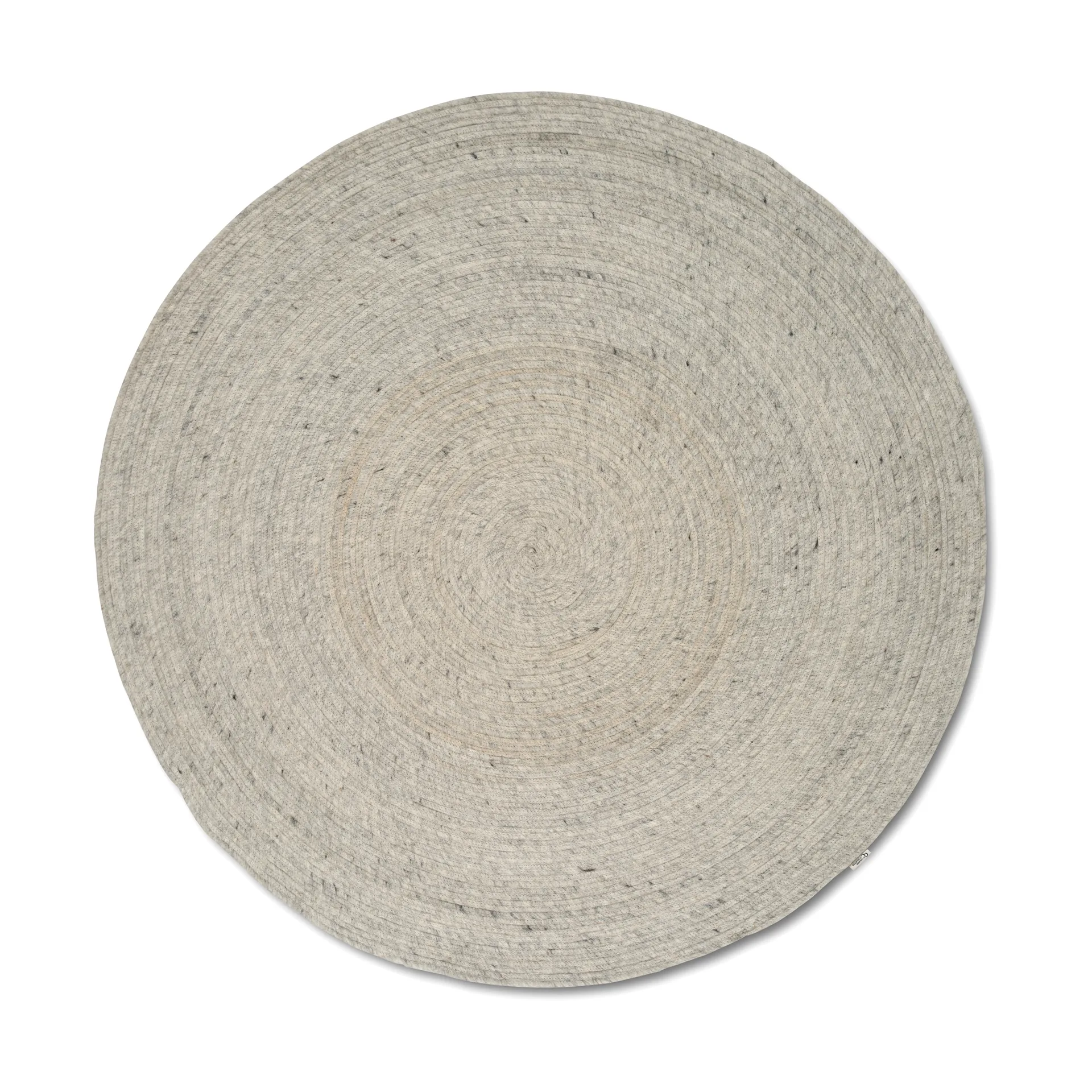 Tapis en laine Merino rond Ø240 cm, Concrete Classic Collection
