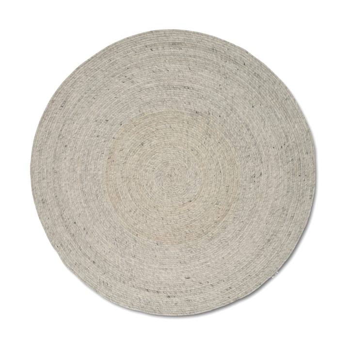 Tapis en laine Merino rond Ø240 cm - Concrete - Classic Collection