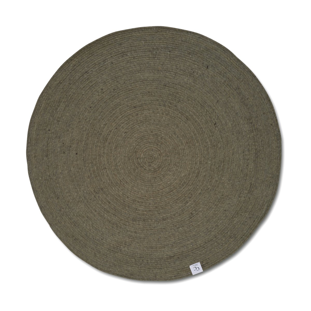 Classic Collection Tapis en laine Merino rond Ø240 cm Dark green