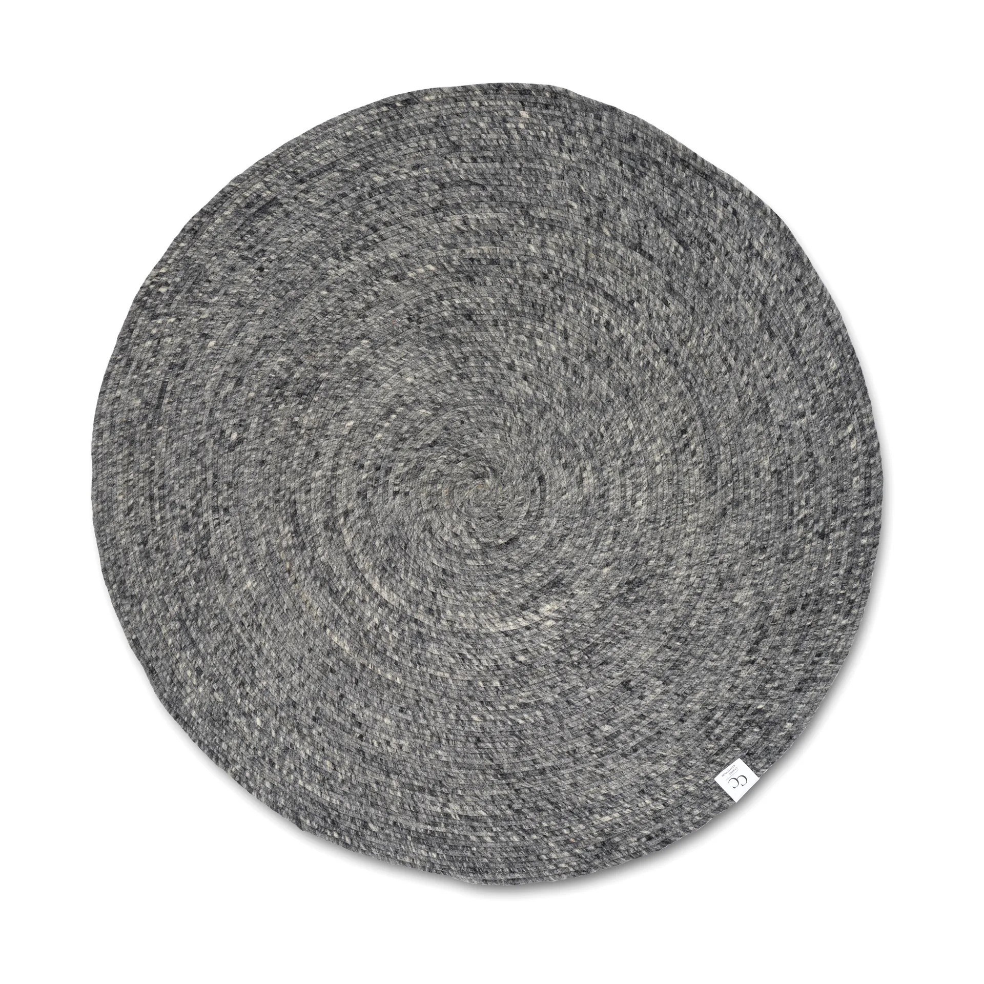 Tapis en laine Merino rond Ø240 cm, Granite Classic Collection