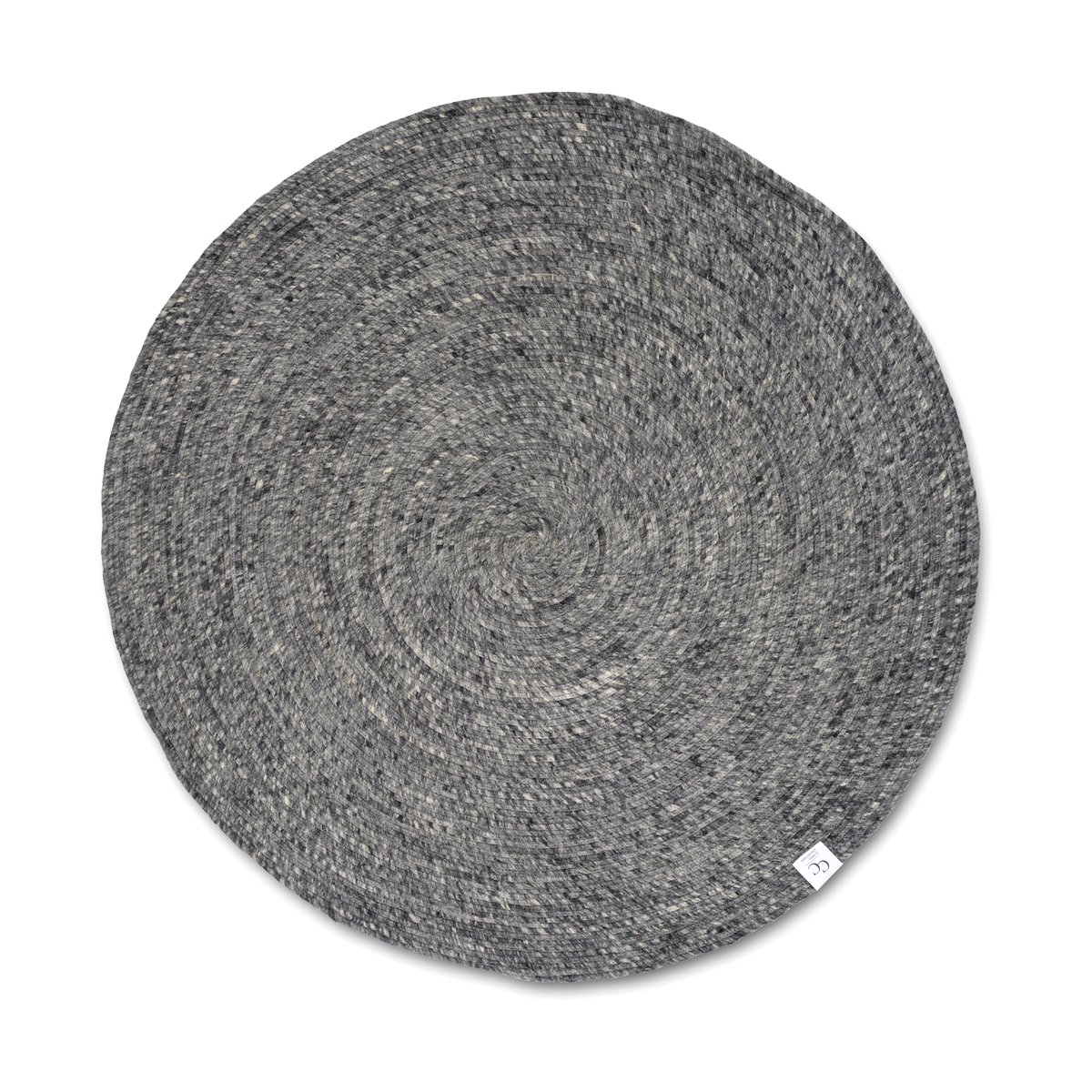 Classic Collection Tapis en laine Merino rond Ø240 cm Granite