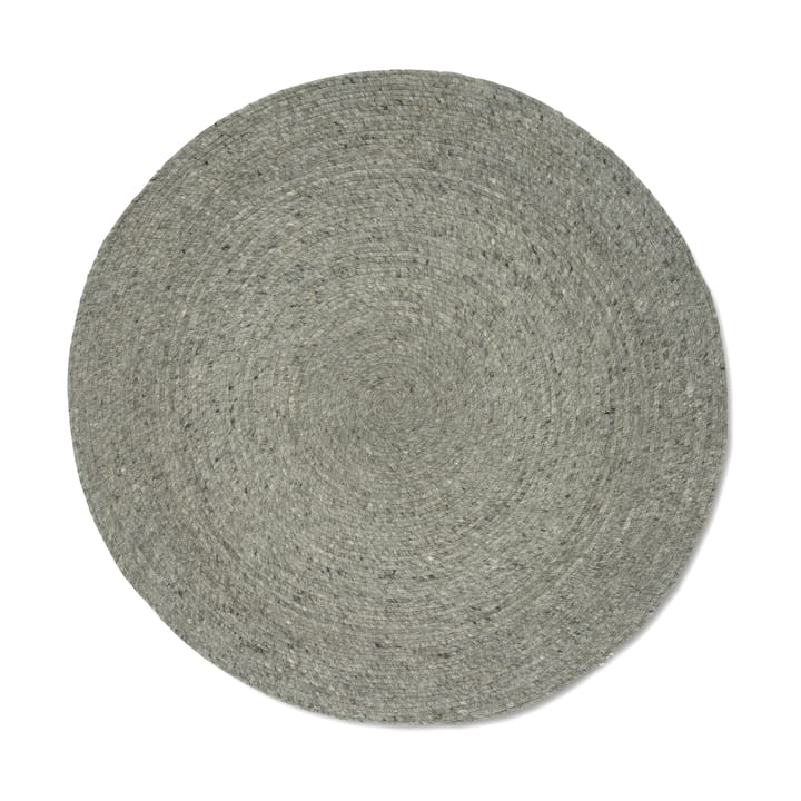 Tapis en laine Merino rond Ø240 cm - Green - Classic Collection
