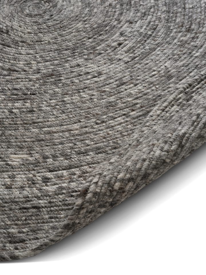 Tapis en laine Merino rond Ø240 cm, Grey Classic Collection