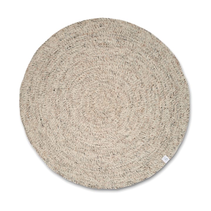 Tapis en laine Merino rond Ø240 cm - Natural beige - Classic Collection