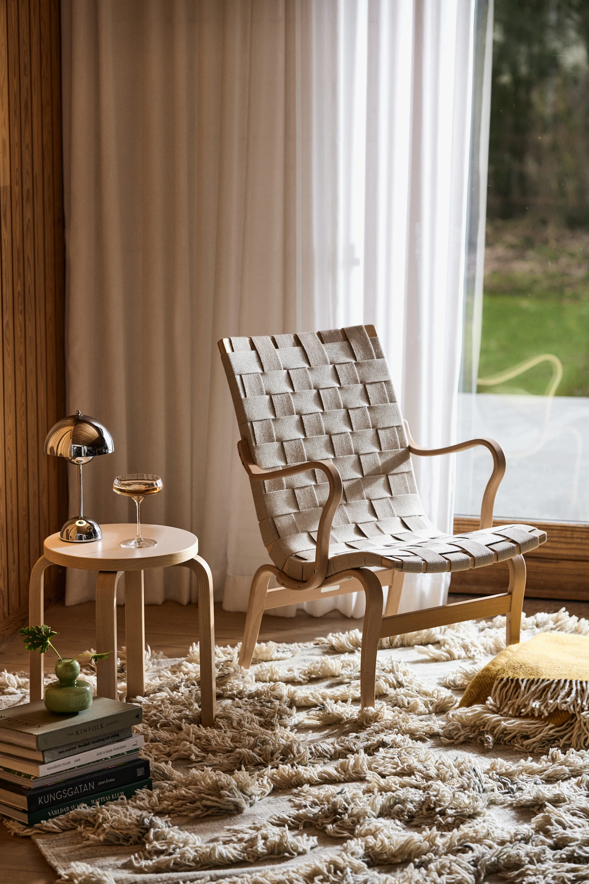 Tapis en laine Rio 170x230 cm, Ivoire mélange Classic Collection