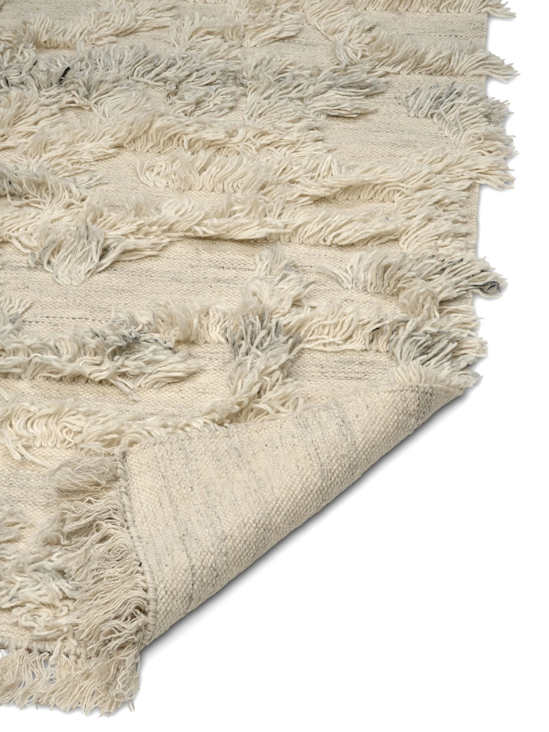 Tapis en laine Rio 80x150 cm, Ivory-melange Classic Collection