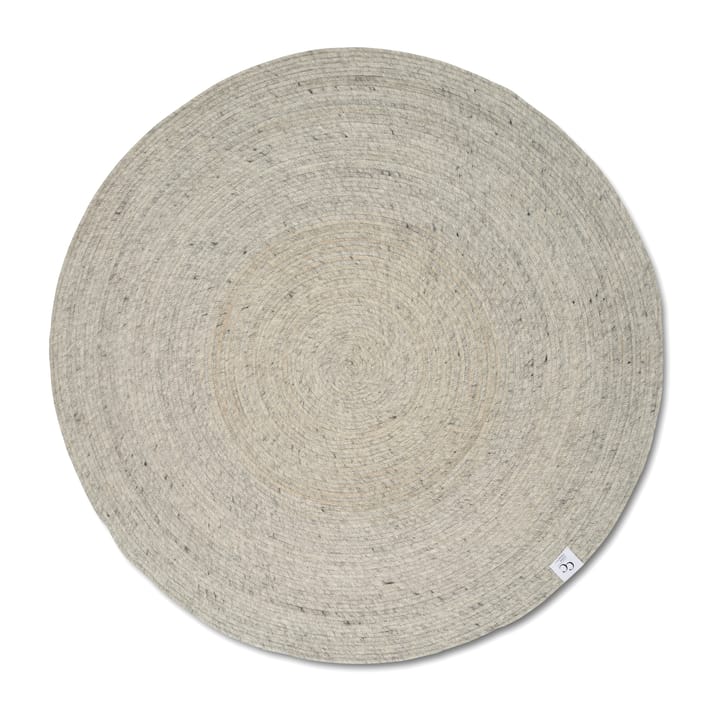 Tapis en laine rond Merino Ø160 cm - Concrete - Classic Collection