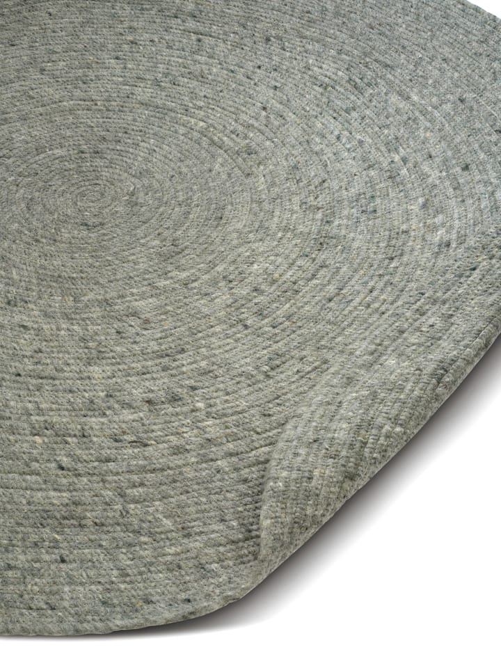 Tapis en laine rond Merino Ø160 cm - Green - Classic Collection