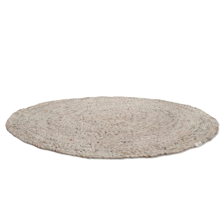 Tapis en laine rond Merino Ø200 cm - Beige - Classic Collection