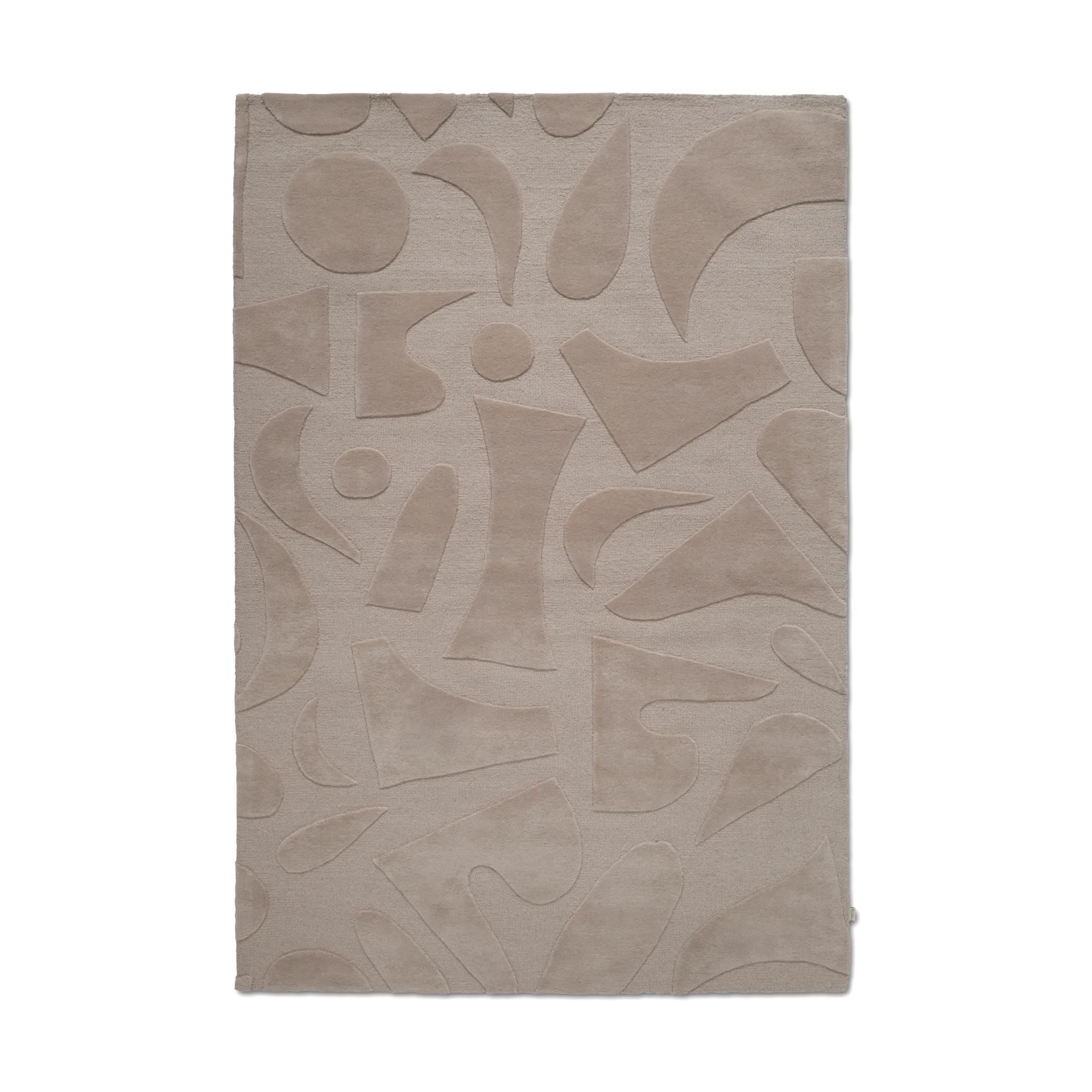 Tapis en laine Vivid 170x230 cm, Beige Classic Collection