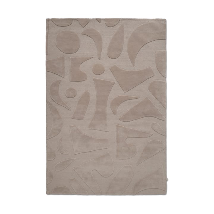 Tapis en laine Vivid 170x230 cm - Beige - Classic Collection