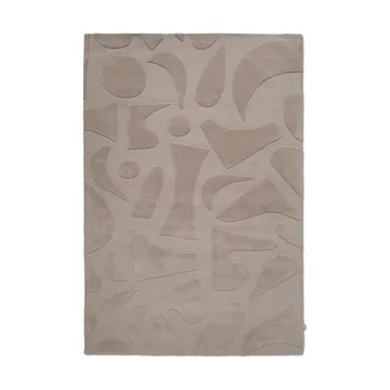 Tapis en laine Vivid 250x350 cm - Beige - Classic Collection