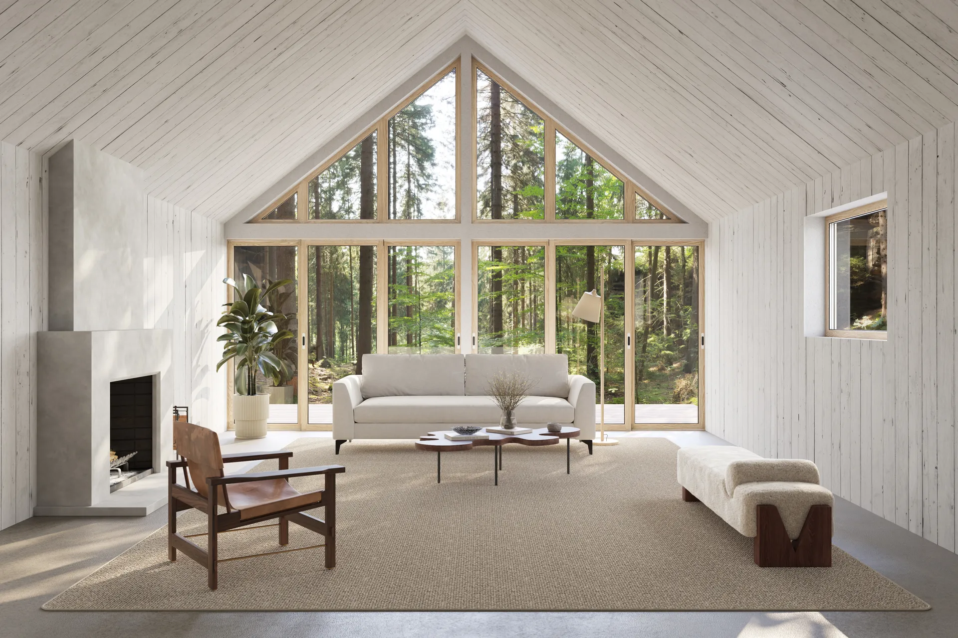 Tapis Fjellmyr, Beige naturel, 140x200 cm Classic Collection