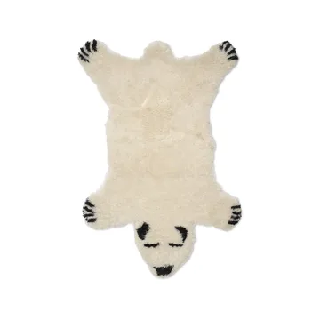 Tapis Fluffy Bear - blanc, 60x90 cm - Classic Collection