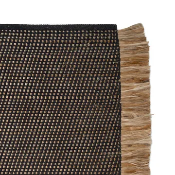 Tapis Goa 170x230 cm - Noir-jute - Classic Collection