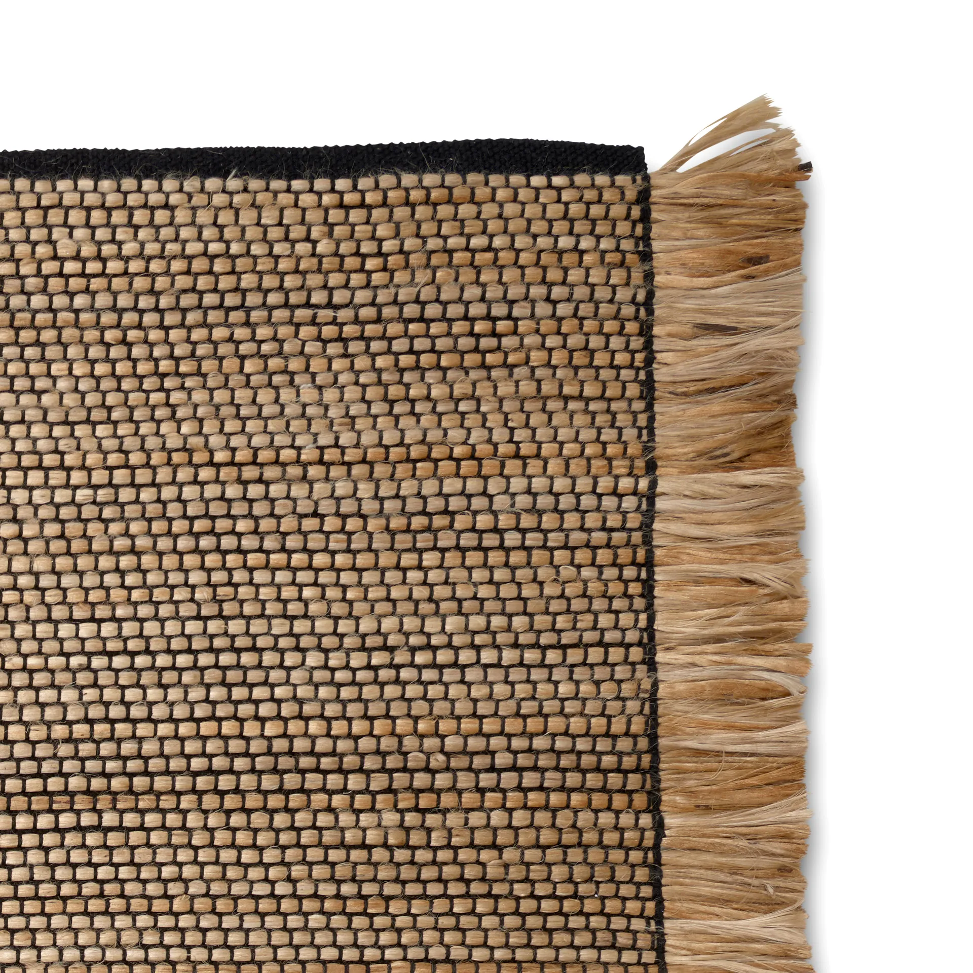 Tapis Goa 170x230 cm, Noir-jute Classic Collection