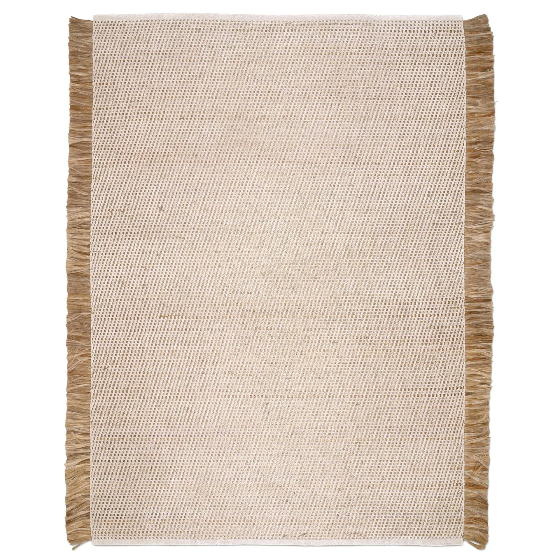Tapis Goa 250x350 cm, Blanc-Jute Classic Collection