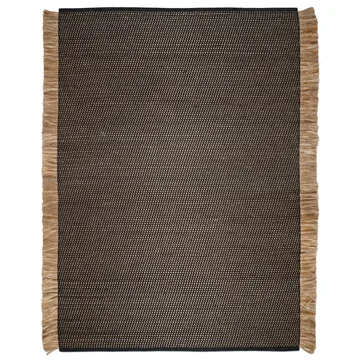 Tapis Goa 250x350 cm - Noir-jute - Classic Collection