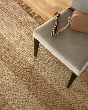 Tapis Jute Stripes - Jute naturel, 170x230 cm - Classic Collection
