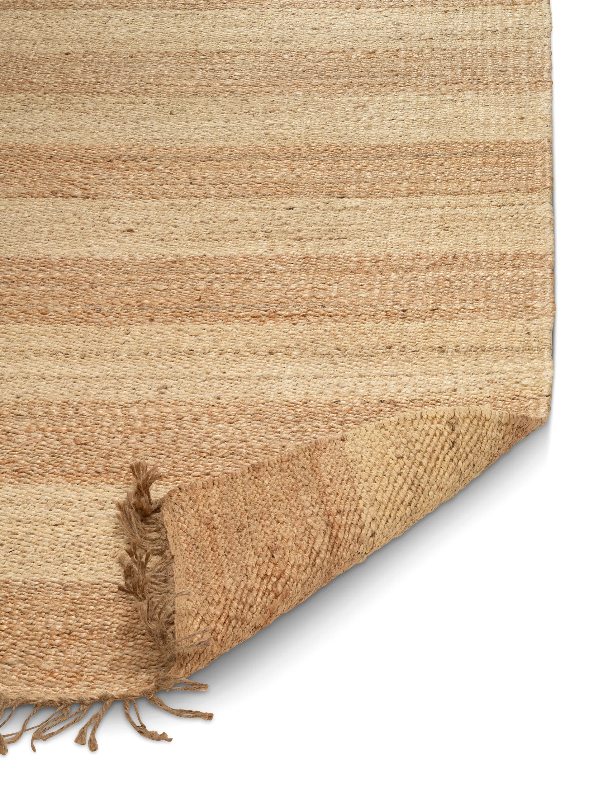 Tapis Jute Stripes, Jute naturel, 170x230 cm Classic Collection