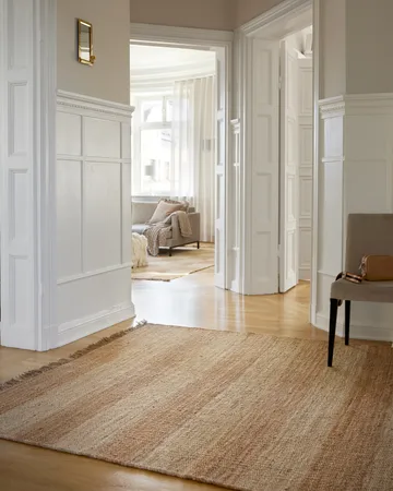 Tapis Jute Stripes - Natural jute, 250x350 cm - Classic Collection