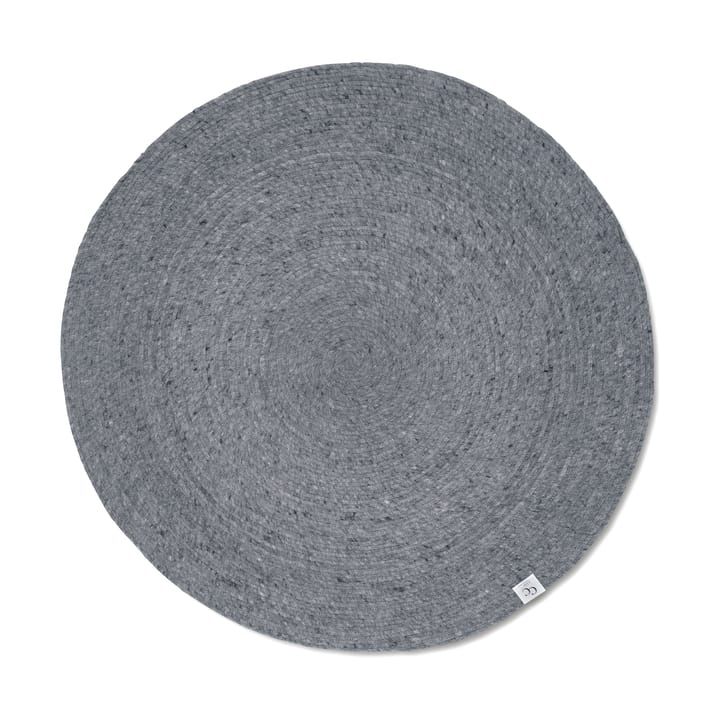 Tapis Merino rond - Bleu - Classic Collection