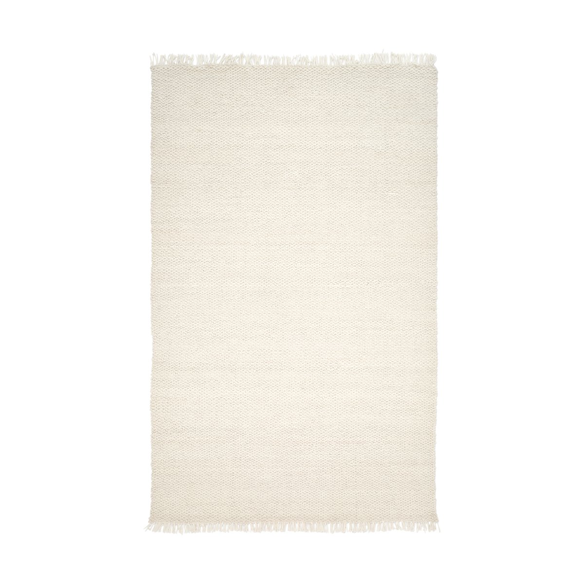 Classic Collection Tapis Pebbles Blanc, 250x350 cm | Design Scandinave | Tapis en laine | Blanc