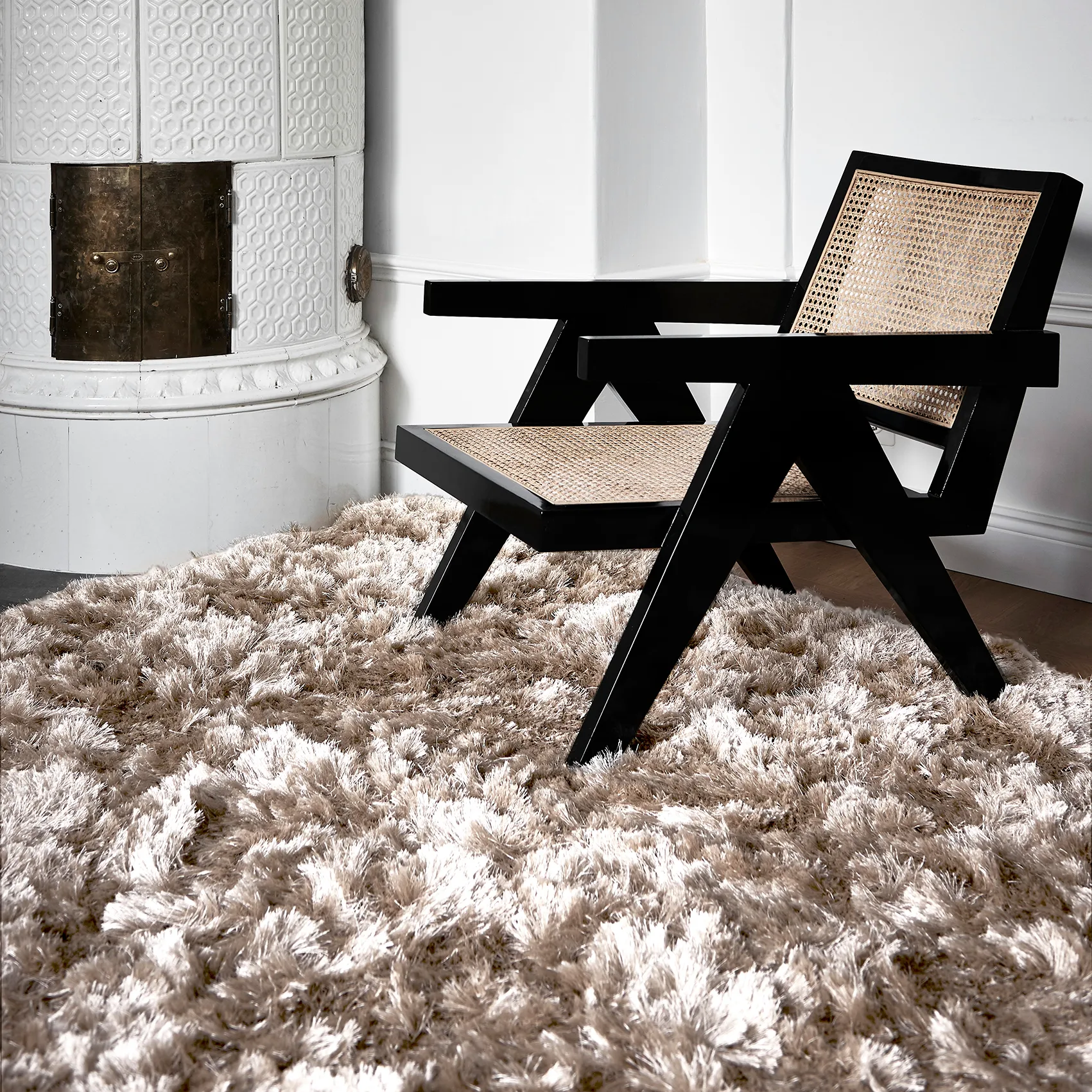 Tapis Shaggy 170x230 cm, Champagne Classic Collection