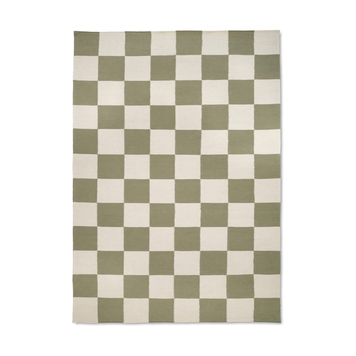 Tapis Squares - White-green, 300x400 cm - Classic Collection