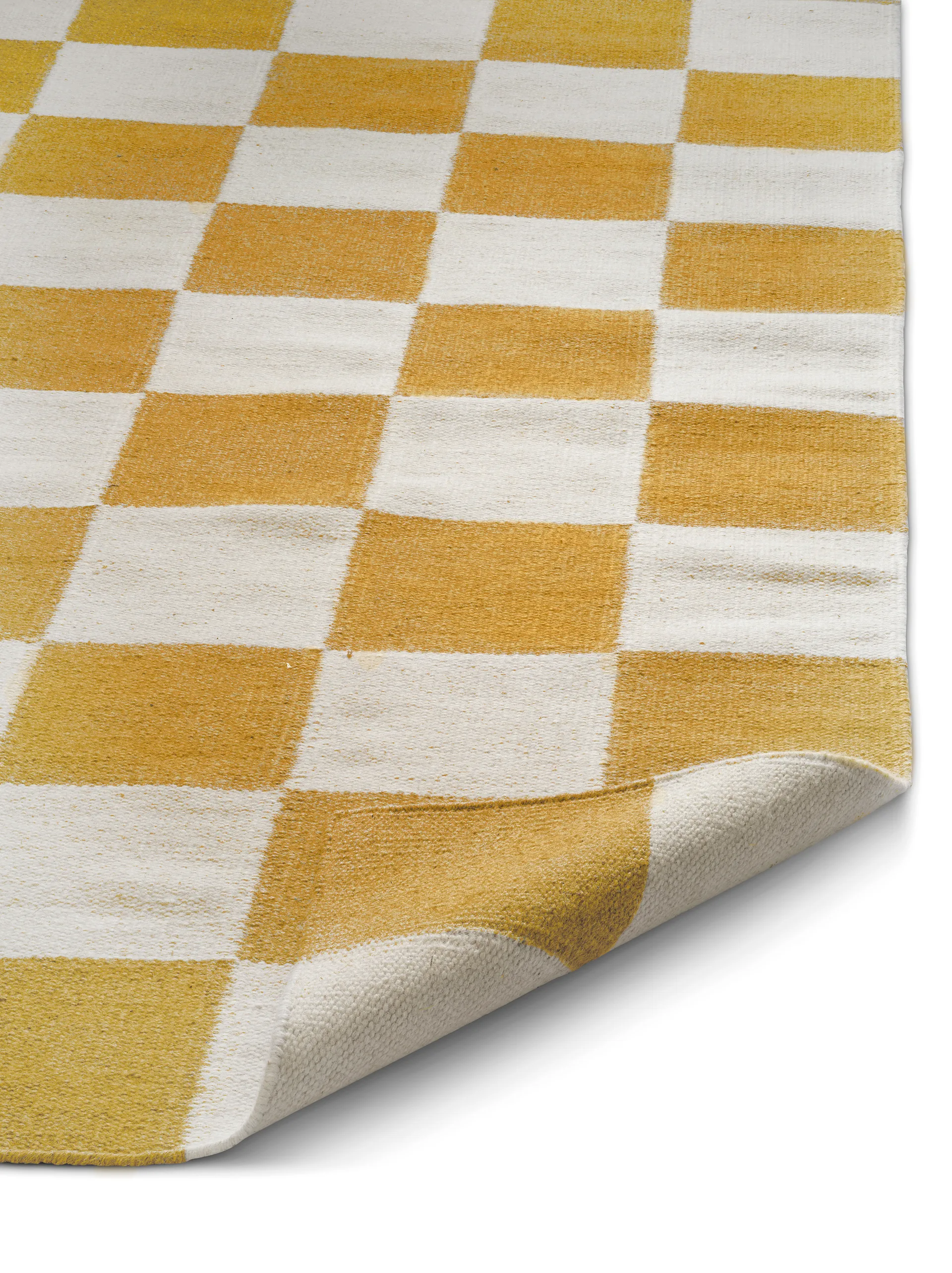 Tapis Squares, White-yellow, 300x400 cm Classic Collection