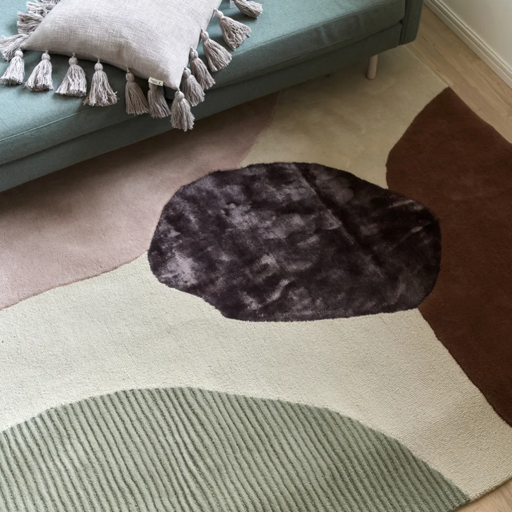 Tapis Topaz, ivory/green, 170x230 cm Classic Collection