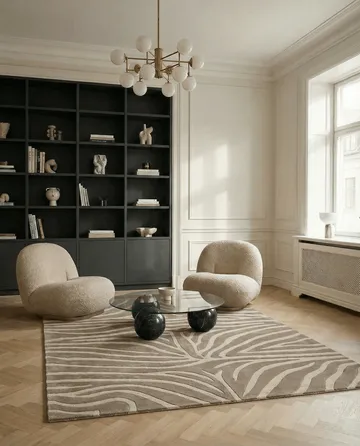 Tapis Zebra 250 x 350cm - Beige, 170x230 cm - Classic Collection