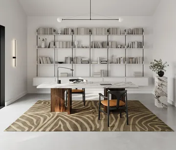 Tapis Zebra 250 x 350cm - Brown, 250x350 cm - Classic Collection