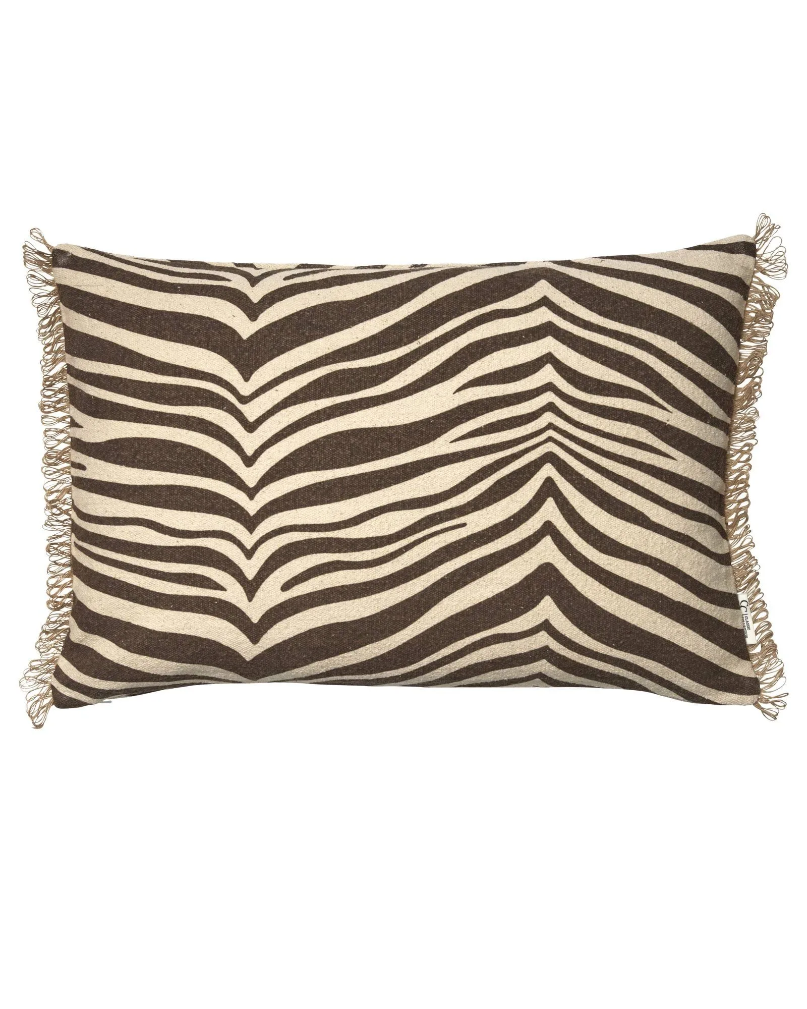 Classic Collection Zebra coussin Marron-naturel, cm