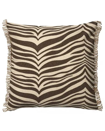 Zebra coussin - Marron-naturel, 50x50 cm - Classic Collection
