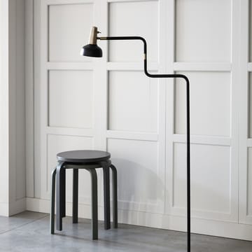 Lampadaire Ray - noir, détails en nickel - CO Bankeryd