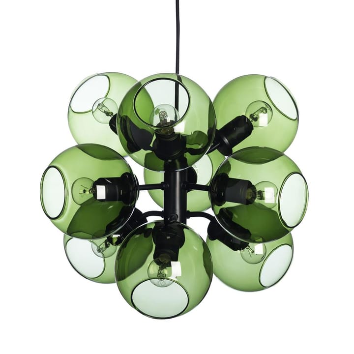 Lampe à suspension Tage - noir-verre vert - CO Bankeryd