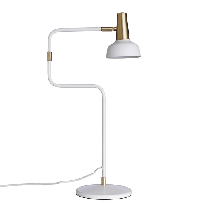 Lampe de table Ray - blanc-laiton - CO Bankeryd