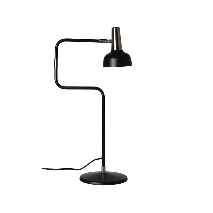 Lampe de table Ray - noir, détails en nickel - CO Bankeryd