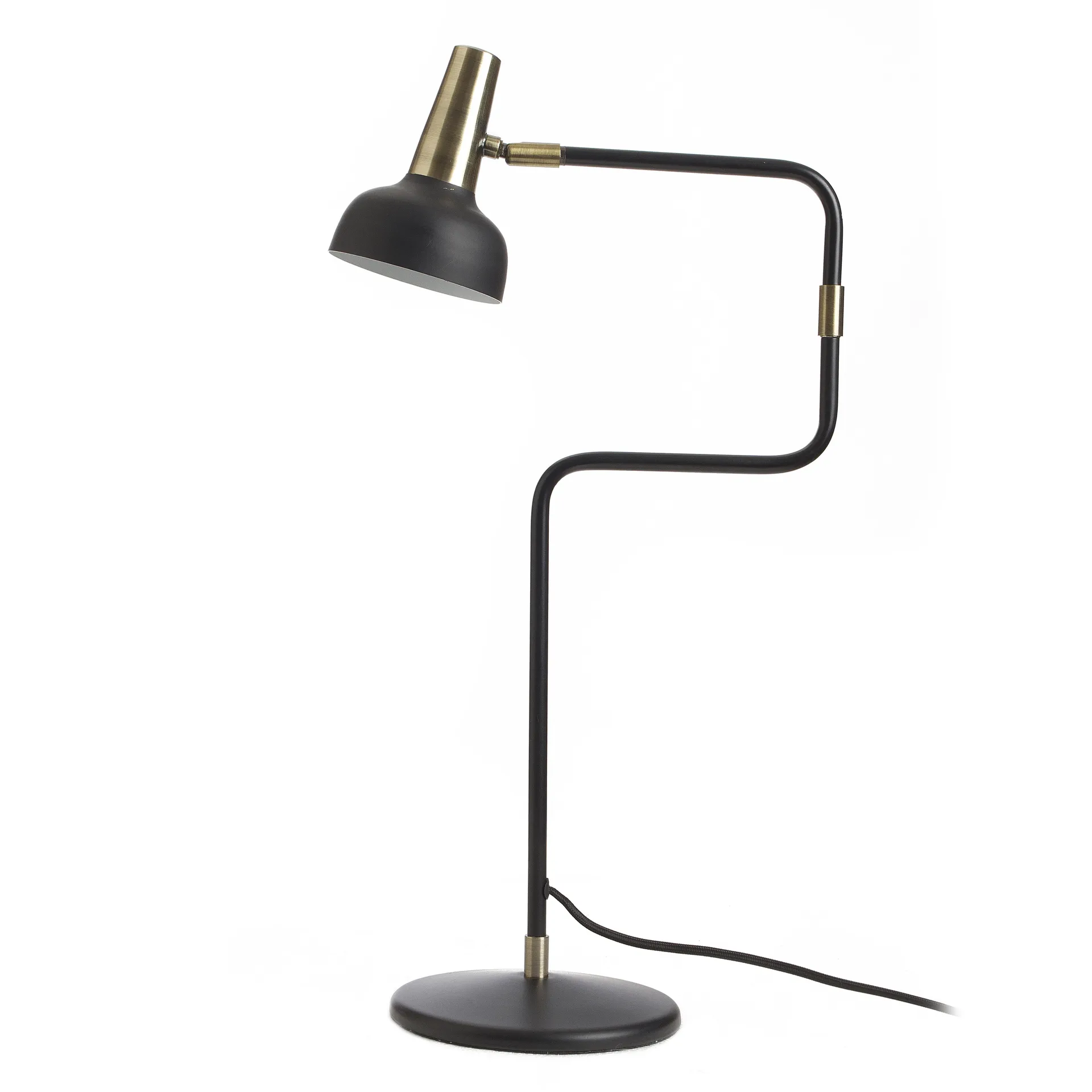 Lampe de table Ray, noir-laiton CO Bankeryd