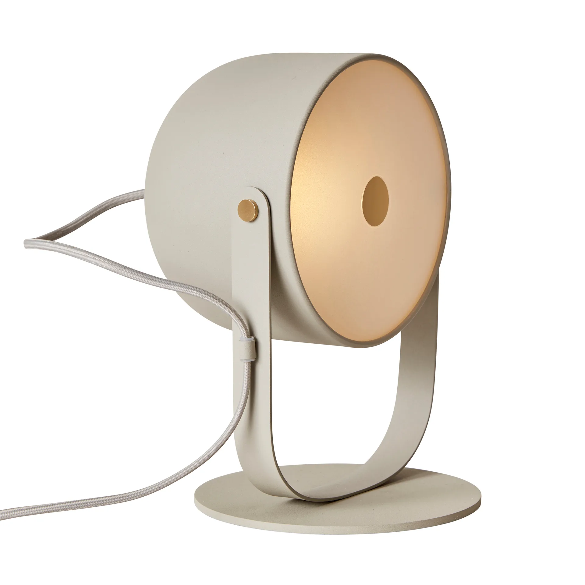 Lampe de table Svejk 18, Beige-Laiton CO Bankeryd