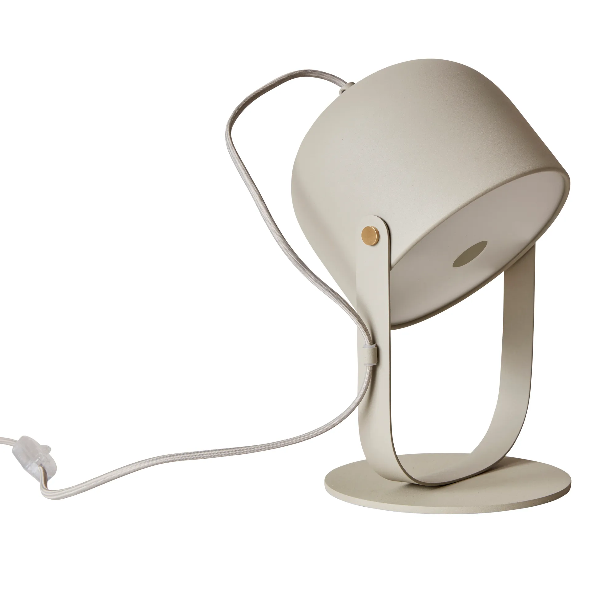 Lampe de table Svejk 18, Beige-Laiton CO Bankeryd