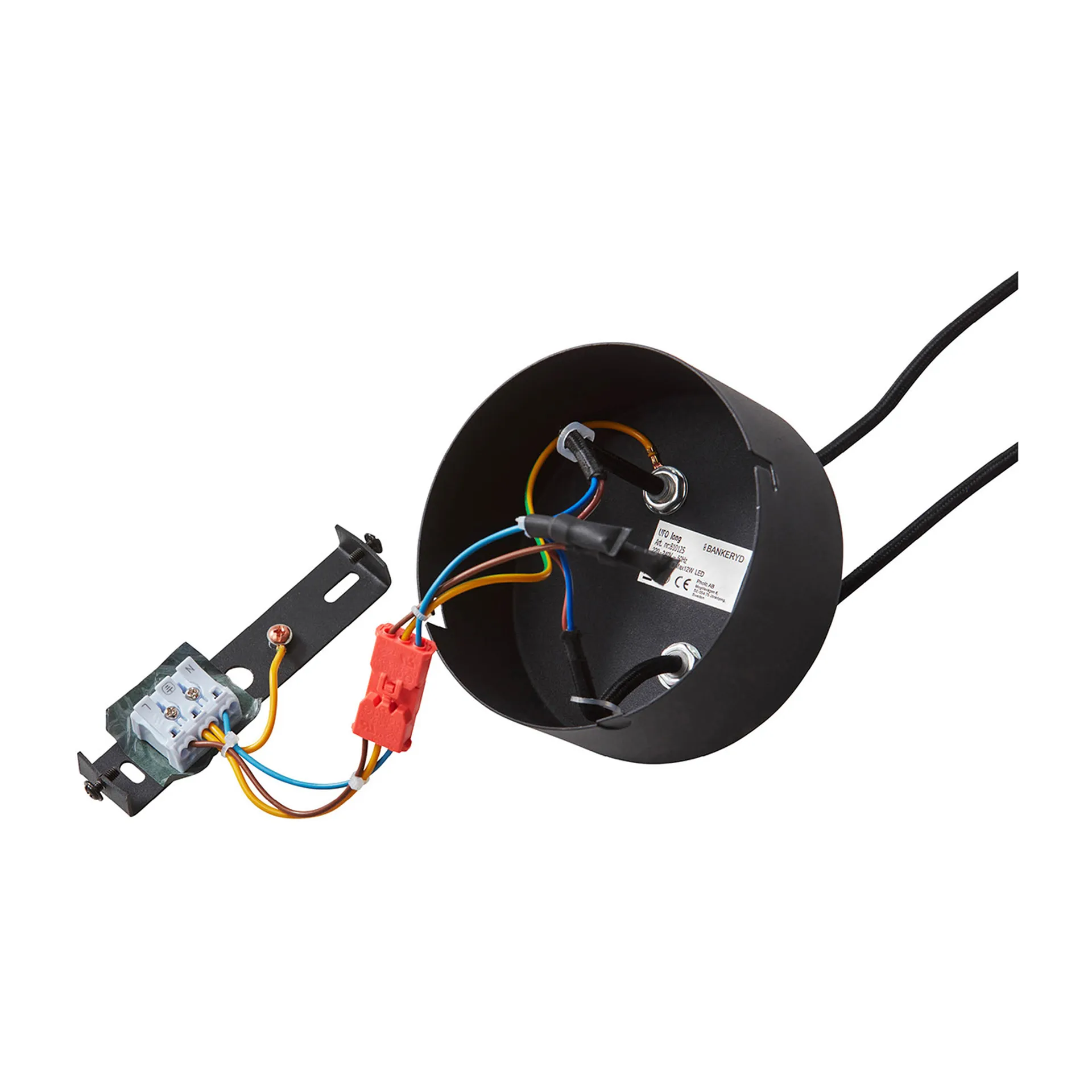 Plafonnier Ufo Long, Noir CO Bankeryd