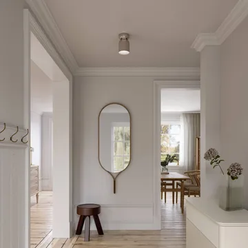 Spot de plafond Lennon - Beige, Ø12,5x19,5 cm - CO Bankeryd