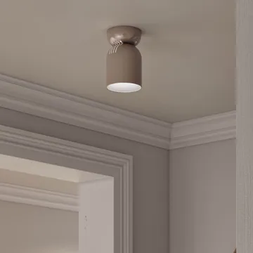 Spot de plafond Lennon - Beige, Ø12,5x19,5 cm - CO Bankeryd